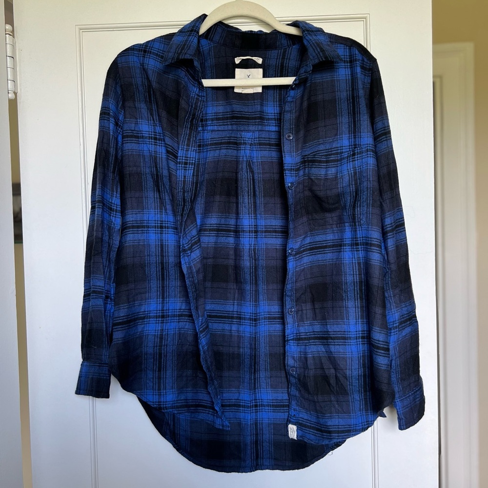 American Eagle AE Boyfriend Fit Flannel M